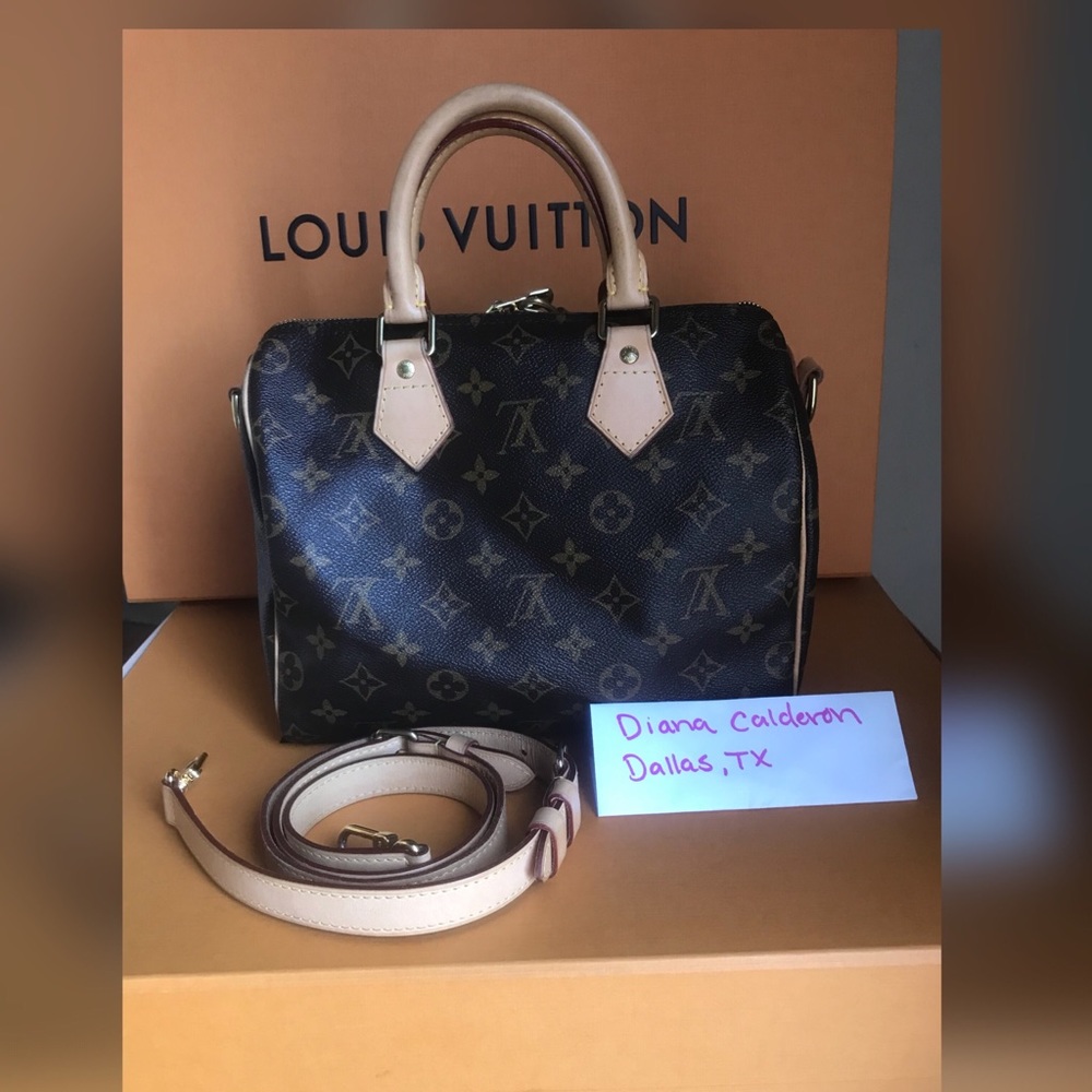 (SOLD)Louis Vuitton speedy bandouliere 25